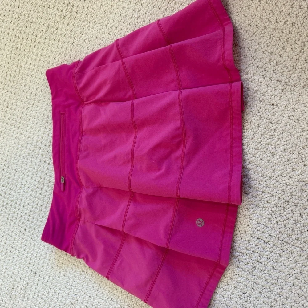 Lululemon Athletica Pink Skater Mini Skirt - Picture 3 of 6